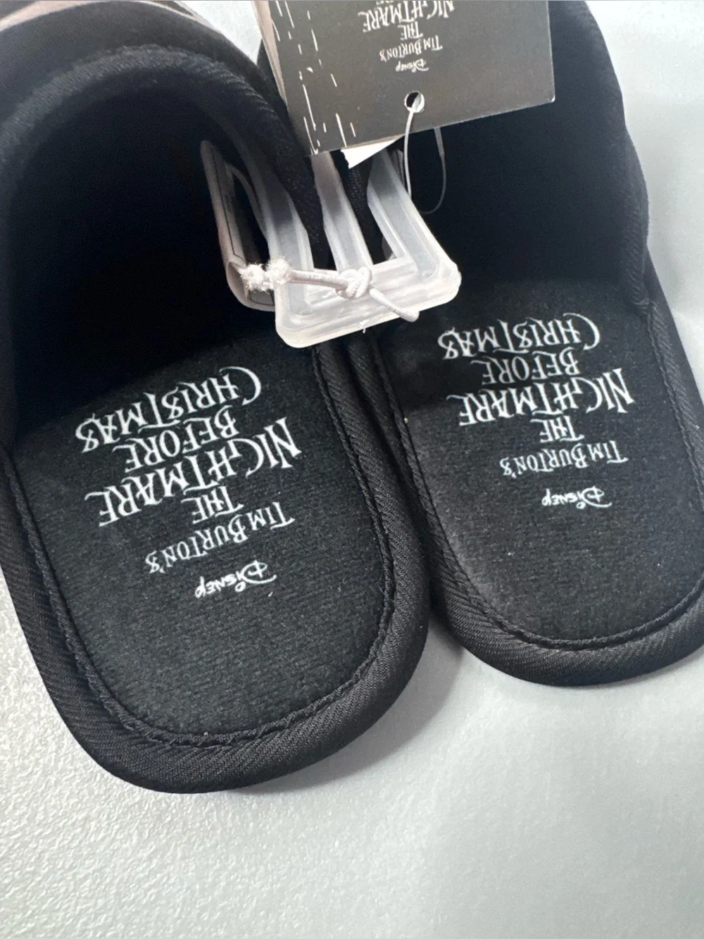 The nightmare before Christmas jack skellington slip-on sole grip slippers 11/12